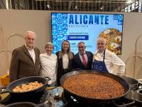 Imagen de la concejala de Hostelería, Lidia López, en la feria internacional del Salón Gourmets de Madrid