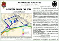 Imagen del plano del dispositivo de la Santa Faz 2026