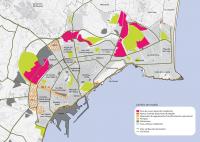 Imagen del Plano de las zonas de viviendas del Plan General de Alicante
