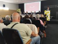 Imagen del concejal de Urbanismo, Antonio Peral, en la jornada del Plan General Estructural (PGE) 