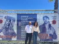 Imagen de la concejala de Turismo, Ana Poquet, en la presentación del festival aQuarela