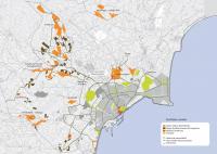 Imagen del plano de los Núcleos históricos del municipio