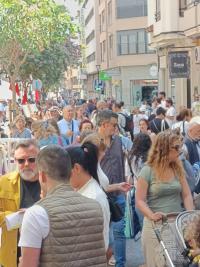 Imagen de la fiesta de dinamización comercial en la zona de Quintana