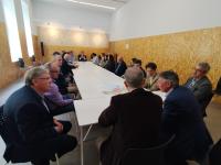 Imagen del concejal de Urbanismo, Antonio Peral, en una reunión del Plan General Estructural (PGE)