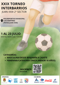 cartel torneo interbarrios