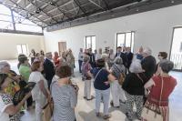 Imagen del alcalde de Alicante, Luis Barcala, en el acto pre presentación del resultado de las obras de la Casa de la Misericordia junto con 60 ci...