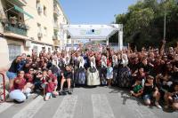 Imagen del alcalde de Alicante, Luis Barcala, en la hoguera infantil Ángeles-Felipe Bergé ganadora