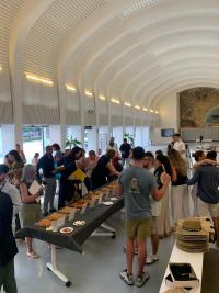 Imagen de archivo de la pasada edición del Jurado en el concurso de coca amb tonyina de Alicante