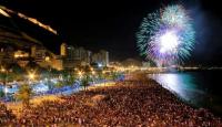Imagen de archivo de los fuegos artificiales de Alicante