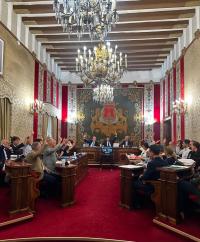 Imagen del Pleno ordinario de julio del Ayuntamiento de Alicante