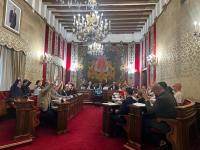 Imagen de la votación del expediente en el Pleno de julio del Ayuntamiento de Alicante