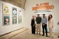 Imagen del alcalde de Alicante, Luis Barcala, en la visita a la muestra del universo de Tintín en el Castillo de Santa Bárbara con más de 300 fi...