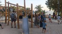 Imagen del nuevo parque en la playa de La Almadraba