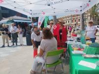 Imagen de la presentación de la campaña realizada en Alicante y conjuntamente con Cruz Roja para sensibilizan y enseñan cómo actuar frente al c...