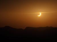 Imagen del eclipse en Alicante