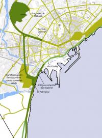 Imagen del plano del corredor verde