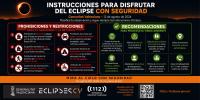 Instrucciones para disfrutar de un eclipse con seguridad