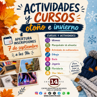 Cursos otoño 2026