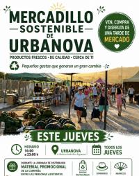 Imagen del cartel de la campaña de dinamización comercial en los mercadillos de Alicante