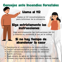 CONSEJOS DE SEGURIDAD ANTE INCENDIOS FORESTALES