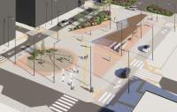 Recreación virtual de la futura Plaza de la Montanyeta