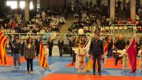 Un instante de la ceremnia inaugural de la Supercopa de España de Judo 'Isabel Fernández'