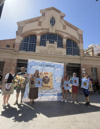 Imagen dela concejala de Mercados, Lidia López, en la presentación de la campaña ‘La compreta més fresqueta del món’
