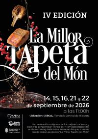 Imagen del cartel de la 'Millor tapeta del món'