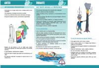 Folleto de lluvias