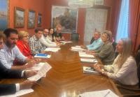 Imagen de la reunión de la comisión permanente de Servicios del Ayuntamiento de Alicante