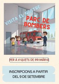 Dibuix de bombers i xiquets