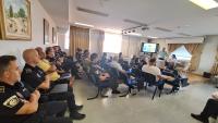 Imagen del curso de formación de la Policía Local de Alicante, bomberos del Servicio de Prevención, Extinción de Incendios y Salvamento (Speis)