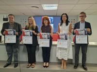 Imagen de la concejala de Bienestar Social y Mayores, Begoña león, junto a la Fundación Jorge Alió y a la Universidad de Alicante presentando l...