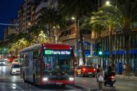 Imagen de un autobús urbano en Alicante
