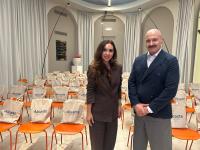 Imagen de la concejala de Turismo, Ana Poquet, en la presentación de destino en Milán que busca potenciar un mercado al alza