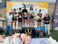 Imagen del concejal de Deportes, Manuel Villar, en el acto de entrega de los premios a los ganadores de la 12ª Carrera de los Castillos