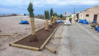 Imagen de los trabajos de la intervención paisajística en la isla de Tabarca