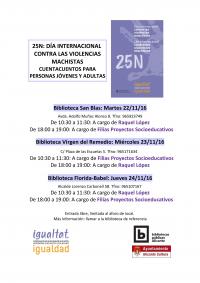 25N cuentacuentos en bibliotecas