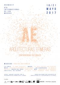 Cartel Arquitecturas Efímeras y Controversias Culturales