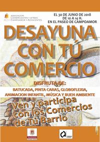 Desayuna con tu comercio-Paseo de Campoamor Alicante