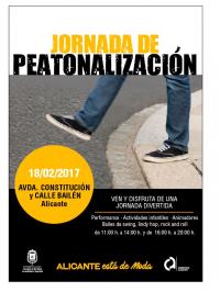 jornada de peatonalización