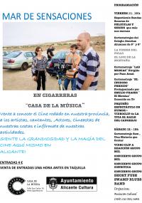 Mar de sensaciones. Proyección de cortometrajes