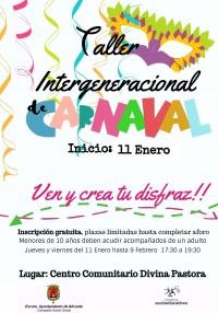 Taller de disfraces Intergeneracional Divina Pastora