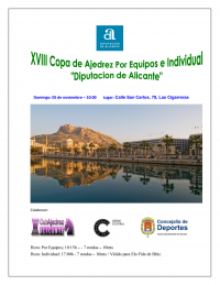 XVIII Copa de Ajedrez de Diputación de Alicante