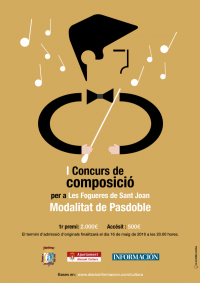 Imatge del I concurs de composició per a les Fogueres de Sant Joan.