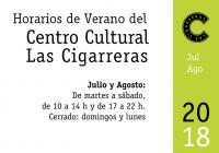 Horarios de verano de Las Cigarreras