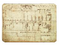 Planta del barrio de San Roque (Alicante) de 1689