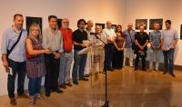 Daniel Simón, con un grupo de fotógrafos premiados
