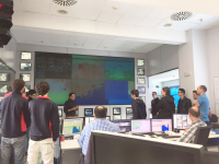 Visita de alumnos de FEMPA al Centro de Control de Tráfico