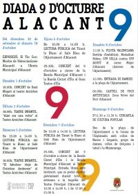 Programa d'actes 9 d'Octubre 2016